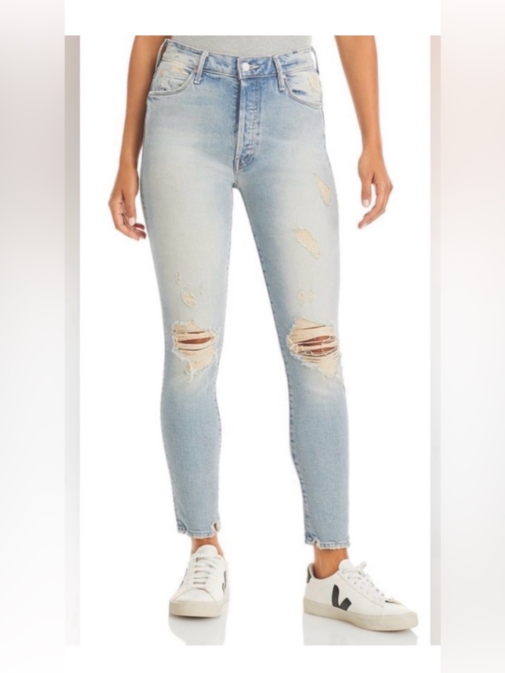MOTHER Superior The Super Stunner Ankle in Say Amen, Again Size 25 USA Jeans
